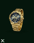 Xcess Men Luxury Wrist Watch Midnight Gold