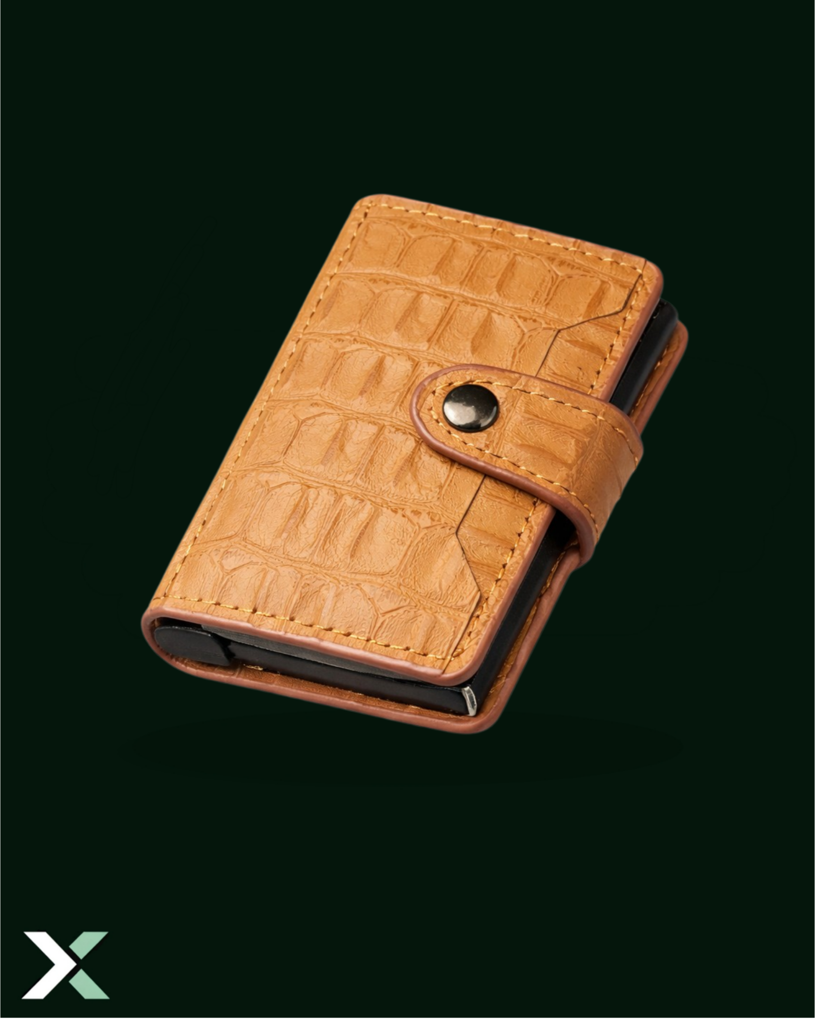 Xotic Leather Alligator Print Men's Wallet