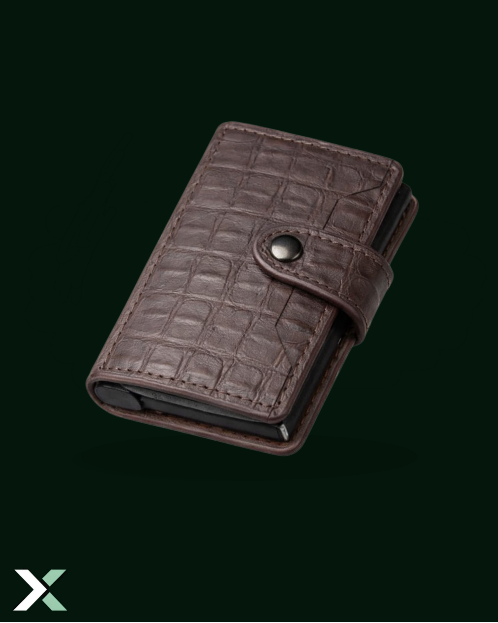 Xotic Leather Alligator Print Men's Wallet