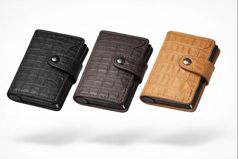 Xotic Leather Alligator Print Men's Wallet