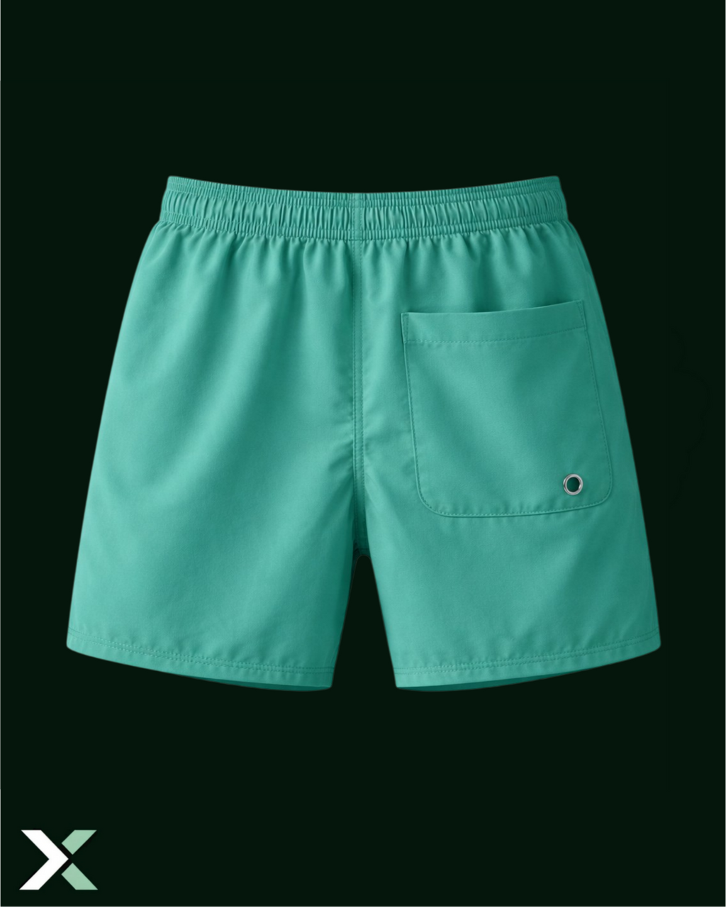 Gym Shorts Mid Length Mint Green