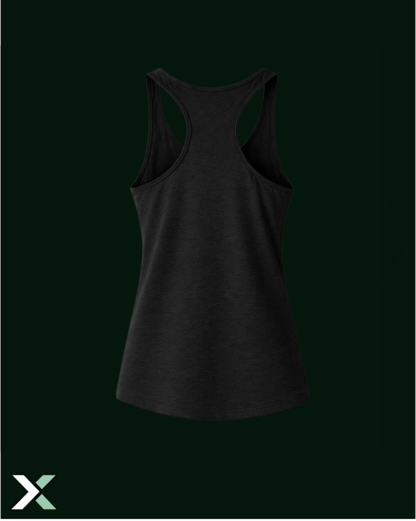 Gym Stringer Tank Black