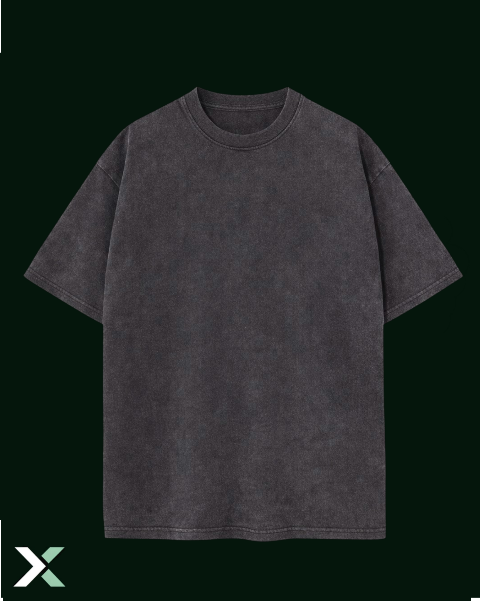 Oversized Graphic Tee "Space" Back Print