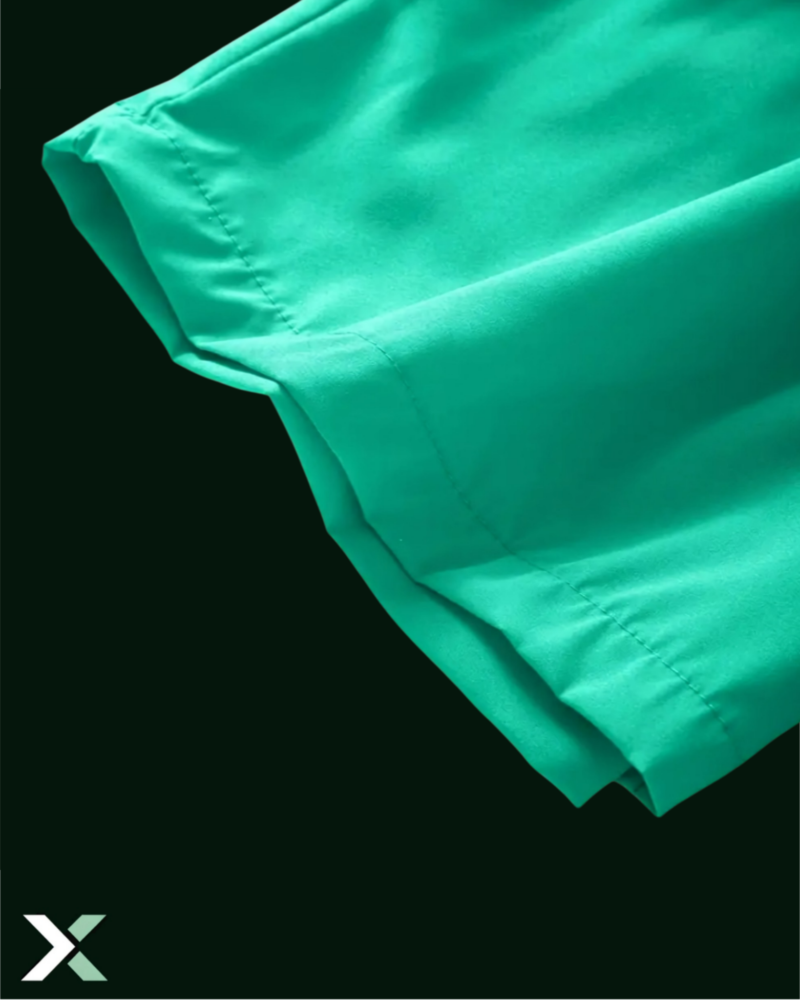 Gym Shorts Mid Length Mint Green