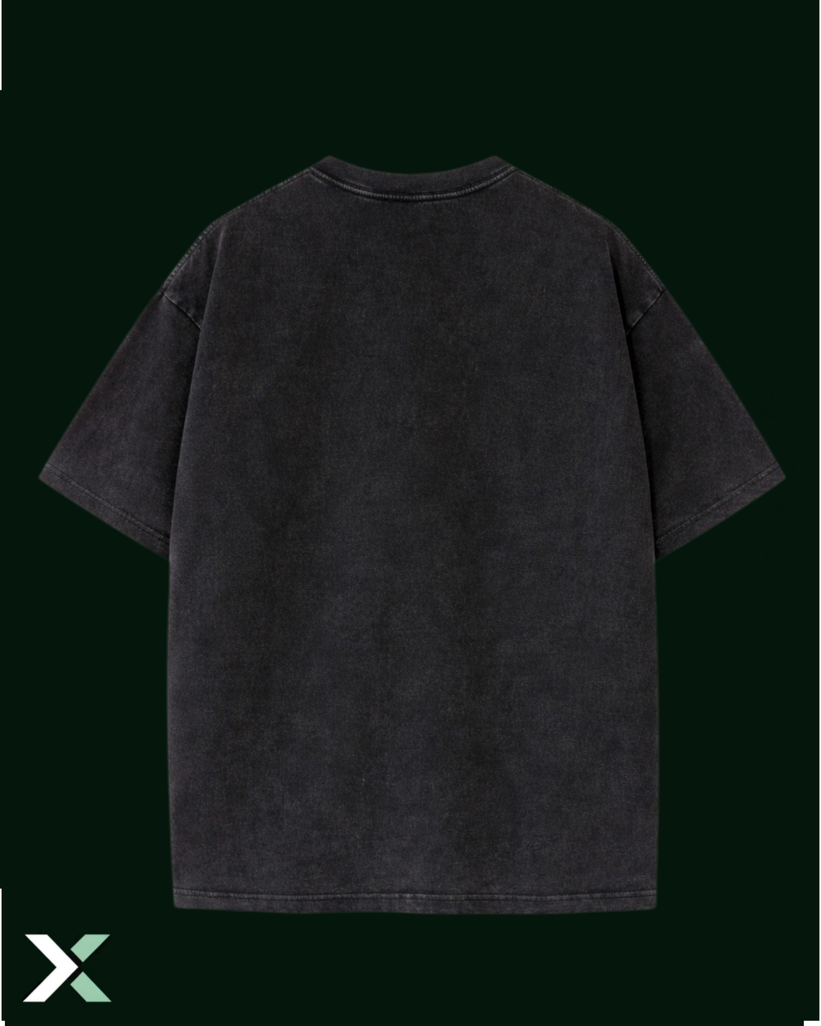 Oversized Graphic Tee "Swirl" Front Print