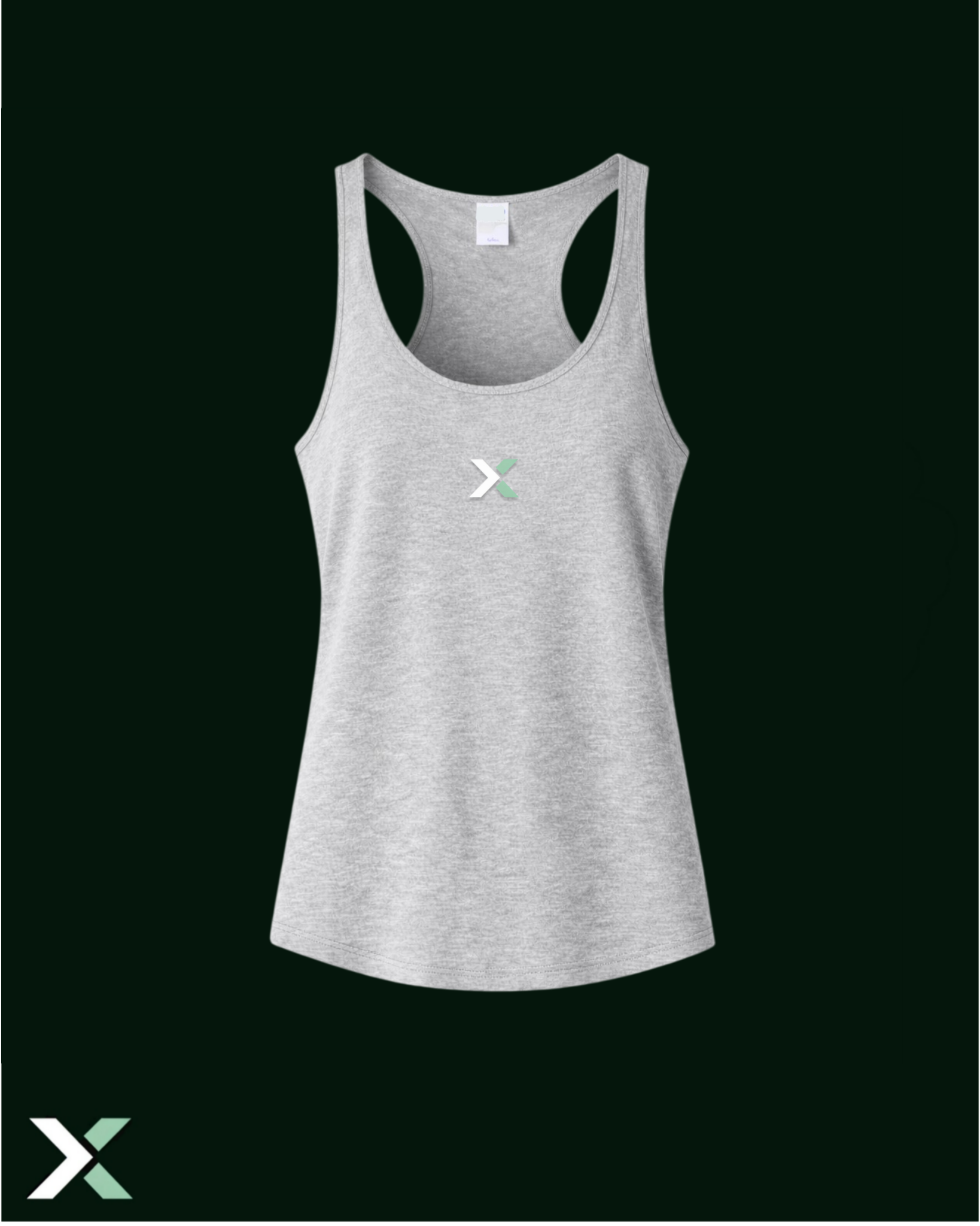 Gym Stringer Tank Grey