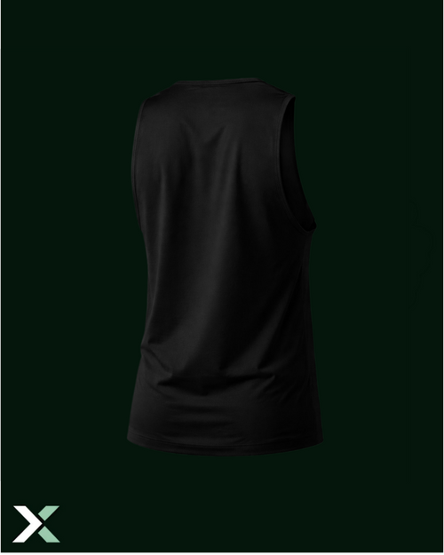 Gym Cut Off Tank Black