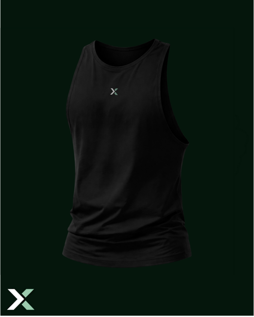 Gym Cut Off Tank Black